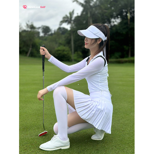 SG高爾夫防曬打底襪女夏季拼接條紋襪遮陽防曬薄款運動防走光絲襪 SG高爾夫防曬打底襪女夏季拼接條紋襪遮陽防曬薄款運動防走光絲襪