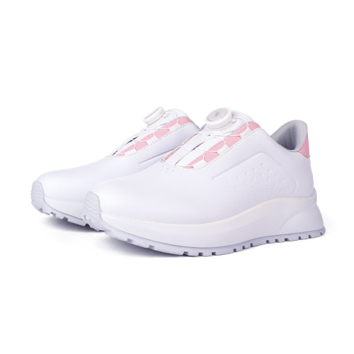 2025夏季高爾夫女士球鞋旋鈕鞋帶增高百搭厚底防滑防水輕便休閒鞋 2025夏季高爾夫女士球鞋旋鈕鞋帶增高百搭厚底防滑防水輕便休閒鞋