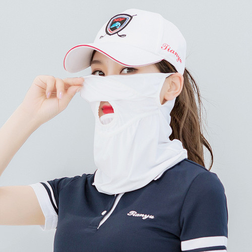 2件 高爾夫防曬面罩 男女冰絲面罩圍脖 騎行防風面巾冰涼透氣 2件 高爾夫防曬面罩 男女冰絲面罩圍脖 騎行防風面巾冰涼透氣