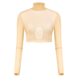 高爾夫冰絲防曬衣女士網紗打底衫彈力透氣內衣半身速乾夏季上衣服