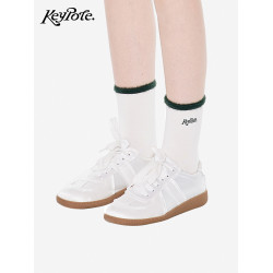 Keypote Golf高爾夫撞色絨毛短襪女秋季百搭戶外運動短款彈力襪子