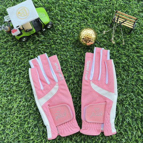 新款高爾夫手套女款夏季薄款露指防曬防滑耐磨透氣韓國球童納米布 新款高爾夫手套女款夏季薄款露指防曬防滑耐磨透氣韓國球童納米布