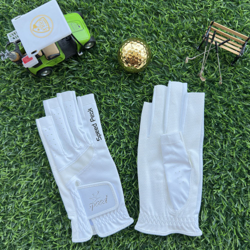 新款高爾夫手套女款夏季薄款露指防曬防滑耐磨透氣韓國球童納米布 新款高爾夫手套女款夏季薄款露指防曬防滑耐磨透氣韓國球童納米布