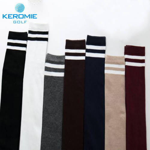 高爾夫純棉長筒襪女透氣條紋過膝襪防滑吸汗高筒網球棒球足球襪子 高爾夫純棉長筒襪女透氣條紋過膝襪防滑吸汗高筒網球棒球足球襪子