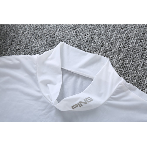 韓版高爾夫服裝夏季防曬T恤男冰絲打底上衣長袖高領薄款騎行修身 韓版高爾夫服裝夏季防曬T恤男冰絲打底上衣長袖高領薄款騎行修身