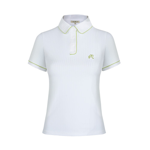 25春夏韓國高爾夫服裝M女士POLO衫商務運動修身高彈輕薄透氣短袖 25春夏韓國高爾夫服裝M女士POLO衫商務運動修身高彈輕薄透氣短袖