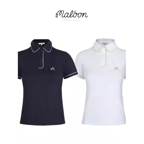 25春夏韓國高爾夫服裝M女士POLO衫商務運動修身高彈輕薄透氣短袖 25春夏韓國高爾夫服裝M女士POLO衫商務運動修身高彈輕薄透氣短袖