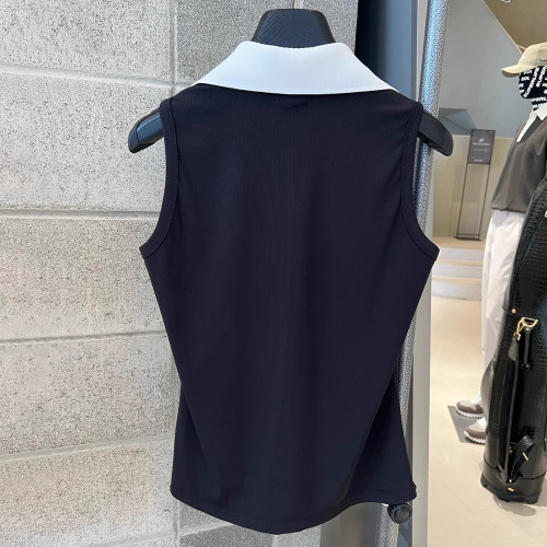 新款高爾夫服裝女士無袖背心夏季速乾百搭顯瘦運動上衣高品質球衣 新款高爾夫服裝女士無袖背心夏季速乾百搭顯瘦運動上衣高品質球衣