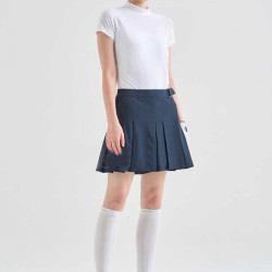 【特價】高爾夫服裝女士短裙百搭純色時尚運動揮桿百搭款百褶裙