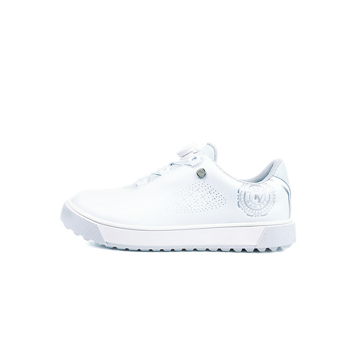 高爾夫球鞋女士運動防滑防水鞋便捷旋轉鈕鞋帶固定釘白色休閒鞋子 高爾夫球鞋女士運動防滑防水鞋便捷旋轉鈕鞋帶固定釘白色休閒鞋子