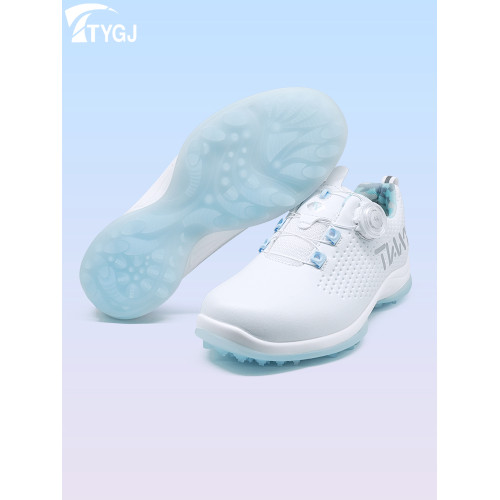 高爾夫女鞋旋鈕松緊鞋帶百搭時尚防水防滑休閒運動鞋golf輕便球鞋 高爾夫女鞋旋鈕松緊鞋帶百搭時尚防水防滑休閒運動鞋golf輕便球鞋