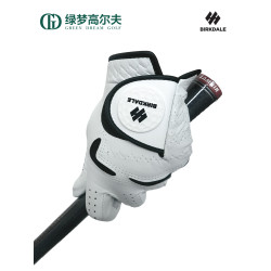 BIRKDALE高爾夫球手套男士羊皮手套運動防滑耐磨真皮手套單支左手