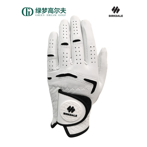 BIRKDALE高爾夫球手套男士羊皮手套運動防滑耐磨真皮手套單支左手 BIRKDALE高爾夫球手套男士羊皮手套運動防滑耐磨真皮手套單支左手