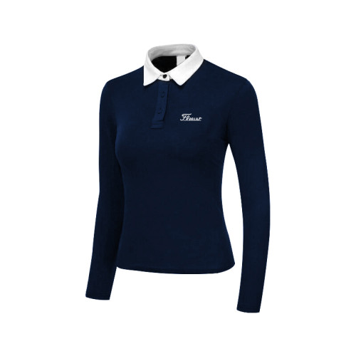 高爾夫服裝女golf長袖T恤女球服時尚休閒運動速乾polo衫上衣 高爾夫服裝女golf長袖T恤女球服時尚休閒運動速乾polo衫上衣