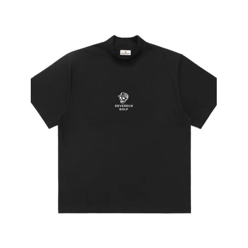 韓國高爾夫服裝男士短袖T恤高領夏季戶外休閒運動透氣高球polo衫 韓國高爾夫服裝男士短袖T恤高領夏季戶外休閒運動透氣高球polo衫