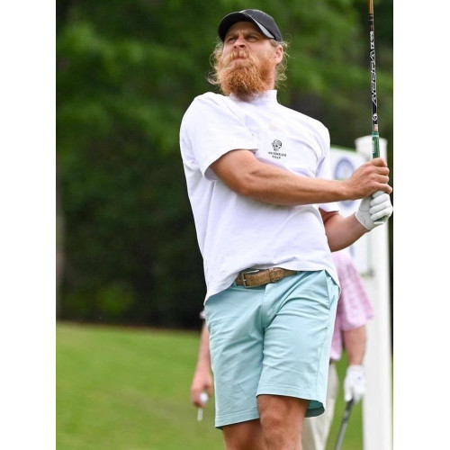 韓國高爾夫服裝男士短袖T恤高領夏季戶外休閒運動透氣高球polo衫 韓國高爾夫服裝男士短袖T恤高領夏季戶外休閒運動透氣高球polo衫