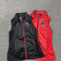 日單 高爾夫馬甲 背心 女 春秋 加絨 彈力 防潑水