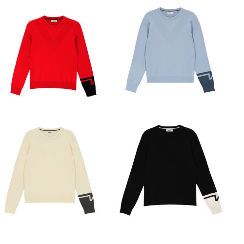 韓國高級golf潮牌高爾夫女士秋冬新款羊毛針織衫剪標外套衛衣 韓國高級golf潮牌高爾夫女士秋冬新款羊毛針織衫剪標外套衛衣