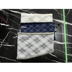 出口日本潮牌新款男女戶外拉絨冬季保暖針織圍脖高爾夫配飾GOLF