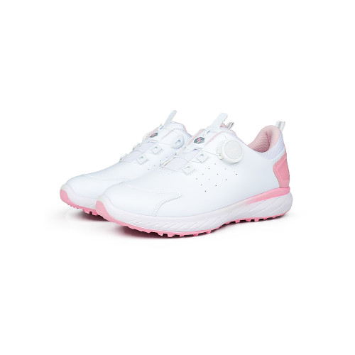 高爾夫球鞋防水防滑旋轉鈕鞋帶女鞋超纖皮固定釘休閒運動透氣鞋子 高爾夫球鞋防水防滑旋轉鈕鞋帶女鞋超纖皮固定釘休閒運動透氣鞋子