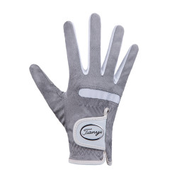 2衹 高爾夫球手套 男款纖維布手套 柔軟透氣 男士左右手單衹