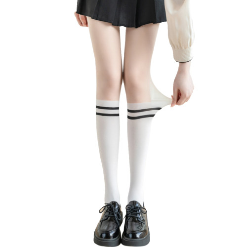 高爾夫防曬打底褲夏季絲襪雙拼色過膝襪自然無縫防紫外線golf球 高爾夫防曬打底褲夏季絲襪雙拼色過膝襪自然無縫防紫外線golf球