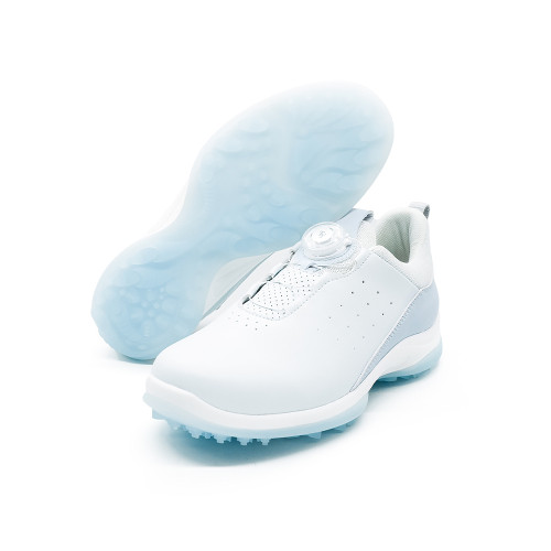 高爾夫球鞋女士防水透氣旋轉鈕鞋帶運動休閒輕便防滑固定鞋釘鞋子 高爾夫球鞋女士防水透氣旋轉鈕鞋帶運動休閒輕便防滑固定鞋釘鞋子