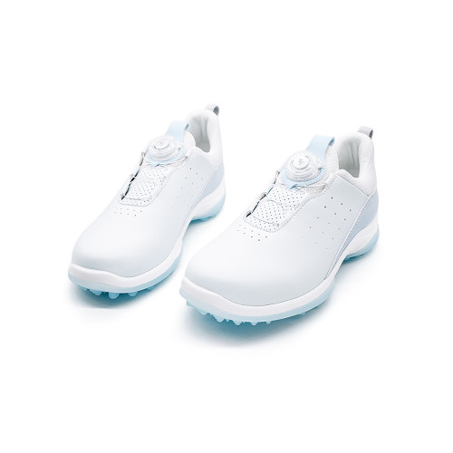 高爾夫球鞋女士防水透氣旋轉鈕鞋帶運動休閒輕便防滑固定鞋釘鞋子 高爾夫球鞋女士防水透氣旋轉鈕鞋帶運動休閒輕便防滑固定鞋釘鞋子