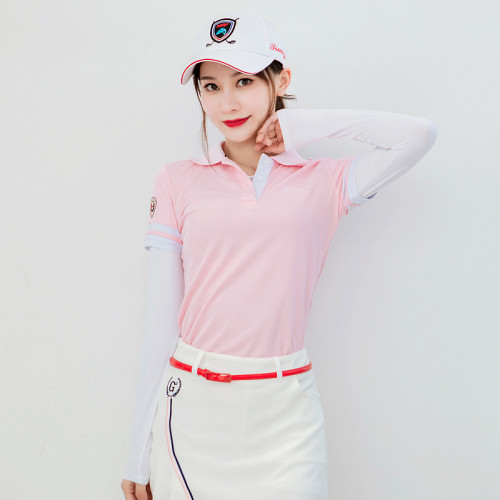 高爾夫夏季調整型防曬衣 女士冰絲打底衫 內搭披肩袖套長袖球衣服 高爾夫夏季調整型防曬衣 女士冰絲打底衫 內搭披肩袖套長袖球衣服