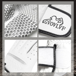 GVOVLVF高爾夫男士手套真羊皮防滑矽膠手套高爾夫戶外運動用品