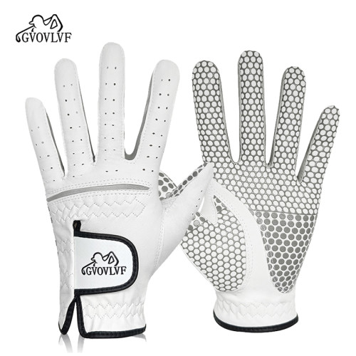 GVOVLVF高爾夫男士手套真羊皮防滑矽膠手套高爾夫戶外運動用品 GVOVLVF高爾夫男士手套真羊皮防滑矽膠手套高爾夫戶外運動用品