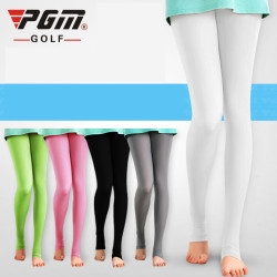 高爾夫球服裝冰絲打底褲 女士防曬褲  9分/踩腳襪子運動褲防勾絲