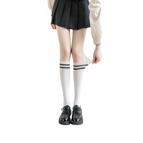 高爾夫防曬球襪打底褲夏季絲襪雙拼色過膝襪無縫防紫外線golf球 高爾夫防曬球襪打底褲夏季絲襪雙拼色過膝襪無縫防紫外線golf球