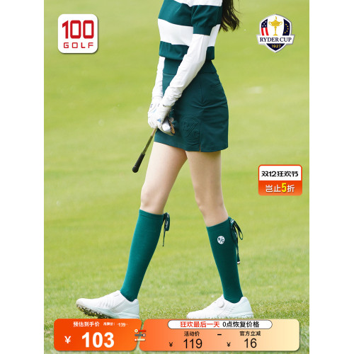 RyderCup萊德杯高爾夫女士過膝長筒襪新品時尚百搭運動女長筒襪