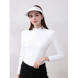 秋冬季高爾夫加絨保暖衣女士長袖彈力打底衫上衣女golf女裝服裝女
