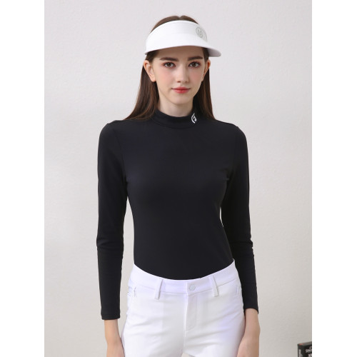 秋冬季高爾夫加絨保暖衣女士長袖彈力打底衫上衣女golf女裝服裝女 秋冬季高爾夫加絨保暖衣女士長袖彈力打底衫上衣女golf女裝服裝女