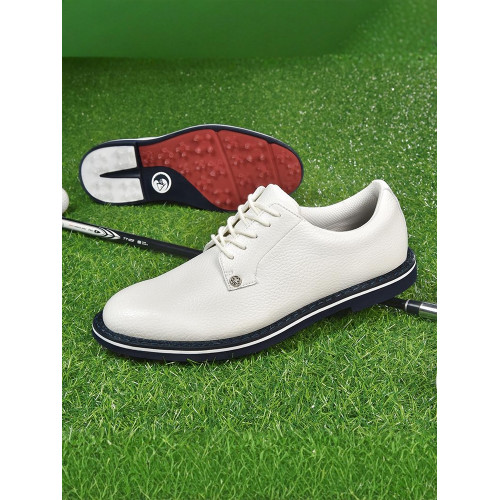 男士高爾夫球鞋防滑訓練鞋防水固定釘商務休閒運動白色低幫鞋 男士高爾夫球鞋防滑訓練鞋防水固定釘商務休閒運動白色低幫鞋