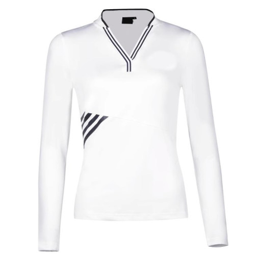 高爾夫服裝女透氣冰絲速乾戶外運動排汗吸溼速乾Polo長袖防曬上衣 高爾夫服裝女透氣冰絲速乾戶外運動排汗吸溼速乾Polo長袖防曬上衣