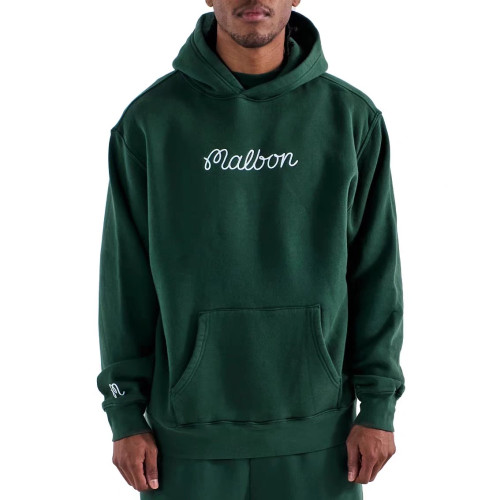 25款malbon韓國高爾夫服裝男秋冬加絨連帽衛衣寬鬆印花百搭球服