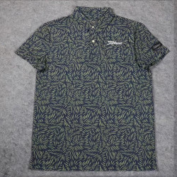 夏季新款高爾夫男士短袖上衣時尚印花休閒運動吸汗透氣商務POLO衫