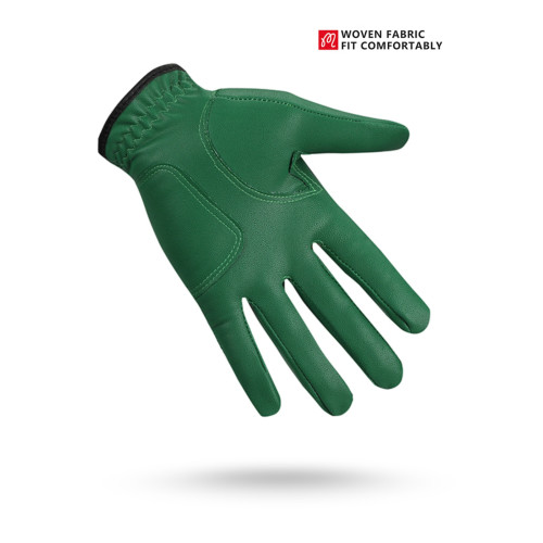 女士高爾夫手套雙手PU皮拼接golf glove秋冬防滑耐磨ma手指套