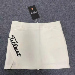 夏新款高爾夫女裝速乾白色長袖T恤上衣速乾運動防走光半身短裙子