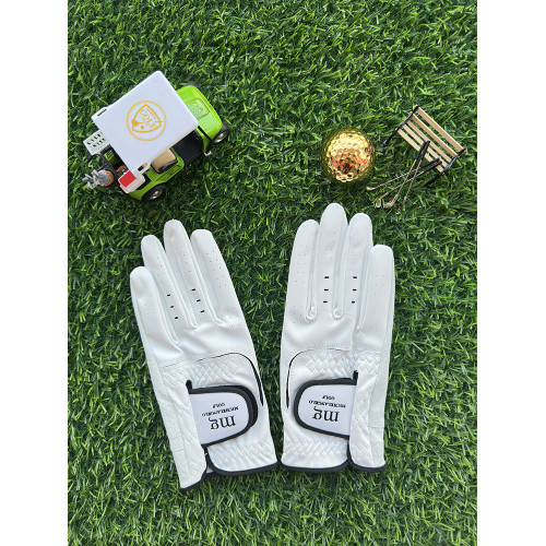 進口高爾夫球手套小羊皮男女左右雙手真皮防滑耐磨透氣舒適golf