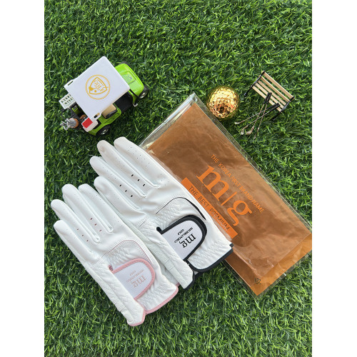 進口高爾夫球手套小羊皮男女左右雙手真皮防滑耐磨透氣舒適golf