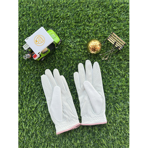 進口高爾夫球手套小羊皮男女左右雙手真皮防滑耐磨透氣舒適golf