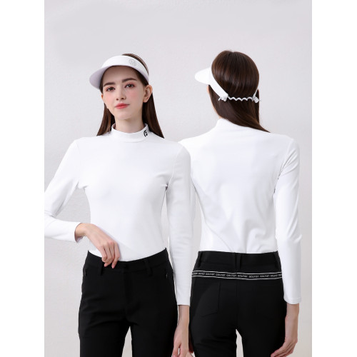 春秋高爾夫長袖女保暖衣打底衣GOLF運動彈力長袖T恤球衣褲子女裝