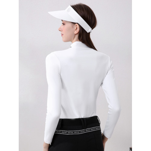 春秋高爾夫長袖女保暖衣打底衣GOLF運動彈力長袖T恤球衣褲子女裝