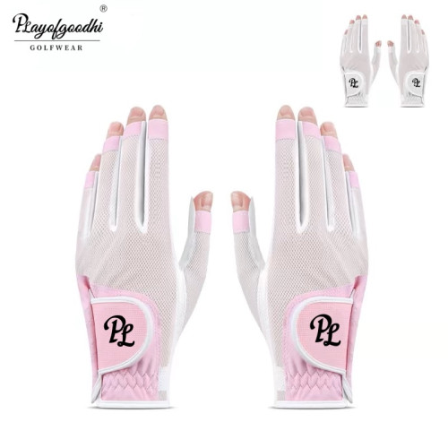 25新款高爾夫手套女士雙手夏季透氣露指韓版GOLF網布防滑運動手套 25新款高爾夫手套女士雙手夏季透氣露指韓版GOLF網布防滑運動手套