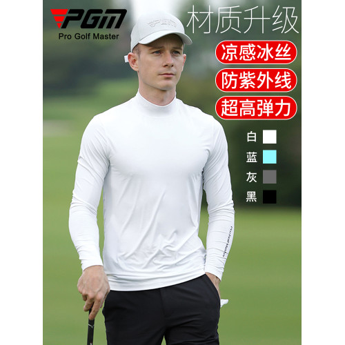 PGM 高爾夫防曬衣男士冰絲打底衫服裝男裝衣服長袖t恤上衣緊身衣 PGM 高爾夫防曬衣男士冰絲打底衫服裝男裝衣服長袖t恤上衣緊身衣