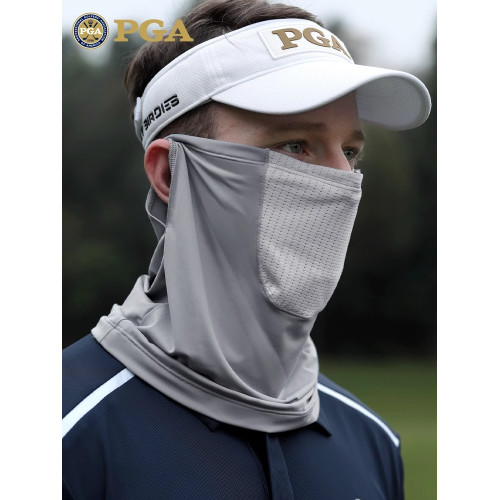 美國PGA 高爾夫防曬面罩男女涼感冰絲透氣圍脖防紫外線臉罩